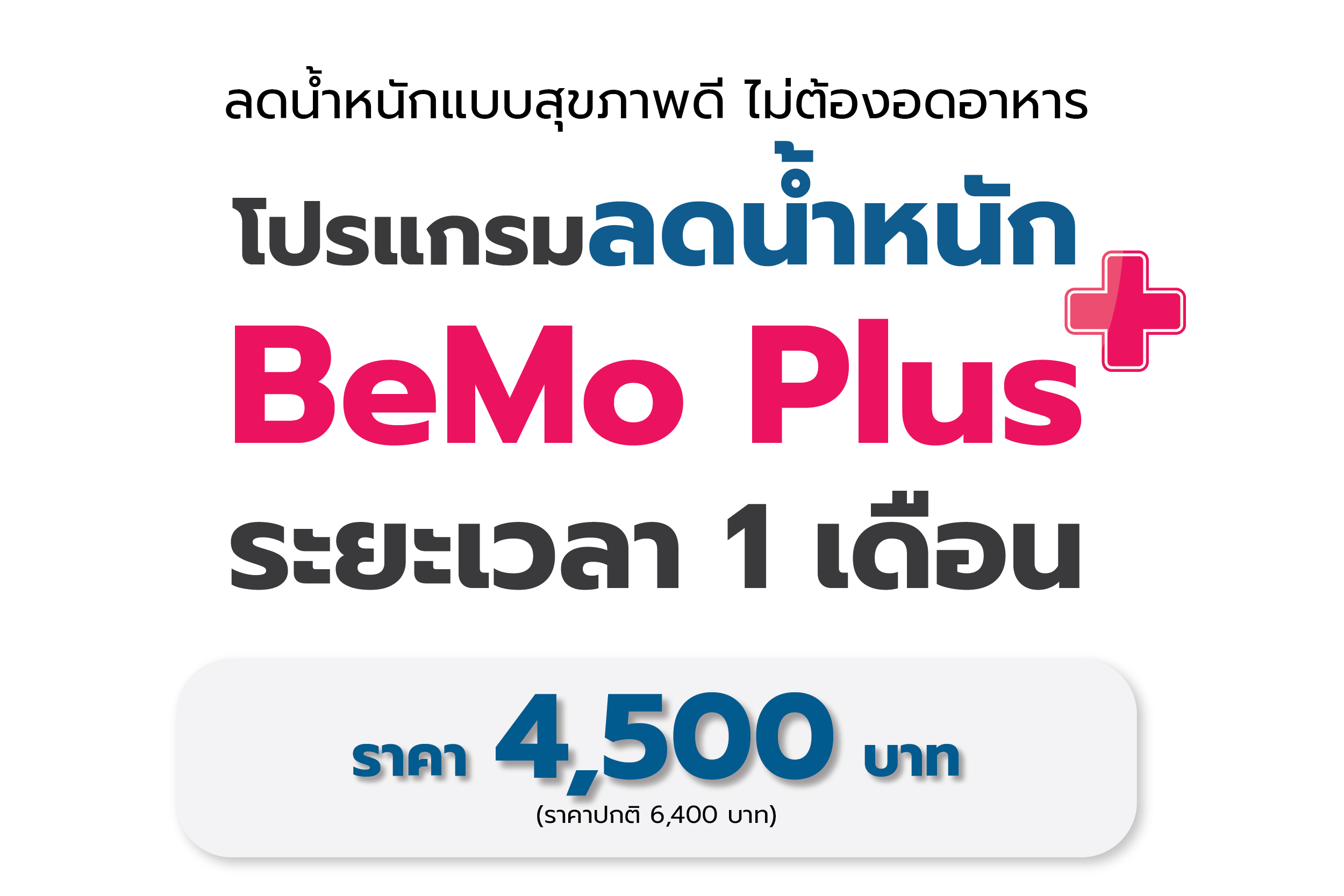 โปรแกรมลดน้ำหนัก BeMo Plus